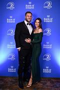 1 June 2024; Jason Jenkins and Lou-Marie Taljaard on arrival at the 2024 Leinster Rugby Awards Ball at The InterContinental Hotel in Dublin. Photo by Harry Murphy/Sportsfile