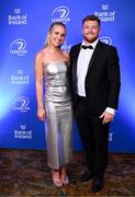 1 June 2024; Liam Turner and Emma Kiernan on arrival at the 2024 Leinster Rugby Awards Ball at The InterContinental Hotel in Dublin. Photo by Harry Murphy/Sportsfile