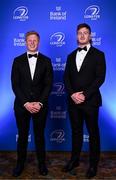 1 June 2024; Paddy and Joe McCarthy on arrival at the 2024 Leinster Rugby Awards Ball at The InterContinental Hotel in Dublin. Photo by Harry Murphy/Sportsfile