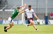 2 June 2024; Shane Walsh of Galway in action against Kevin Maguire of Westmeath during the GAA Football All-Ireland Senior Championship Round 2 match between Westmeath and Galway at TEG Cusack Park in Mullingar, Westmeath. Photo by Matt Browne/Sportsfile