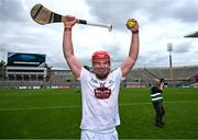 2 June 2024; Cian Boran of Kildare celebrates after the Christy Ring Cup final match between Kildare and Derry at Croke Park in Dublin. Photo by Ray McManus/Sportsfile