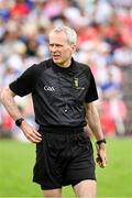 2 June 2024; Referee Fergal Kelly from Longford during the GAA Football All-Ireland Senior Championship Round 2 match between Monaghan and Louth at St Tiernach's Park in Clones, Monaghan. Photo by Philip Fitzpatrick/Sportsfile