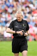 2 June 2024; Referee Fergal Kelly from Longford during the GAA Football All-Ireland Senior Championship Round 2 match between Monaghan and Louth at St Tiernach's Park in Clones, Monaghan. Photo by Philip Fitzpatrick/Sportsfile