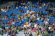 2 June 2024; Donegal supporters in the Hogan Stand, during the Nickey Rackard Cup final match between Donegal and Mayo at Croke Park in Dublin. Photo by Ray McManus/Sportsfile