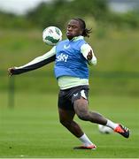 3 June 2024; Michael Obafemi during a Republic of Ireland training session at the FAI National Training Centre in Abbotstown, Dublin. Photo by Brendan Moran/Sportsfile