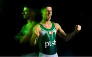 5 June 2024; (EDITOR'S NOTE; Image was created in camera)  Gymnast Rhys McClenaghan, Newtownards, Down, has been officially selected to represent Team Ireland in Artistic Gymnastics at the Olympic Games in Paris this summer. Artistic Gymnastics takes place in the Bercy Arena, from the 27th of July to the 5th of August. Photo by Ramsey Cardy/Sportsfile