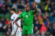 4 June 2024; Michael Obafemi of Republic of Ireland during the international friendly match between Republic of Ireland and Hungary at Aviva Stadium in Dublin. Photo by Ben McShane/Sportsfile