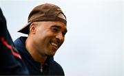 7 June 2024; Simon Zebo of Munster arrives before the United Rugby Championship quarter-final match between Munster and Ospreys at Thomond Park in Limerick. Photo by Brendan Moran/Sportsfile