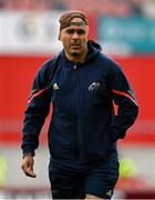 7 June 2024; Simon Zebo of Munster arrives before the United Rugby Championship quarter-final match between Munster and Ospreys at Thomond Park in Limerick. Photo by Brendan Moran/Sportsfile