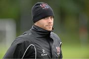 17 September 2013; Ulster's Darren Cave during squad training ahead of their Celtic League 2013/14, Round 3, match against Connacht on Saturday. Ulster Rugby Squad Training and Press Briefing, Newforge Country Club, Belfast, Co. Antrim. Picture credit: Oliver McVeigh / SPORTSFILE