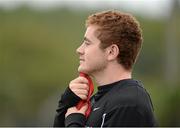 17 September 2013; Ulster's Paddy Jackson during squad training ahead of their Celtic League 2013/14, Round 3, match against Connacht on Saturday. Ulster Rugby Squad Training and Press Briefing, Newforge Country Club, Belfast, Co. Antrim. Picture credit: Oliver McVeigh / SPORTSFILE