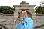 19 September 2013; Richie Towell, Dundalk FC, who was presented with the Airtricity / SWAI Player of the Month Award for August 2013. Merrion Square, Dublin. Picture credit: Ray McManus / SPORTSFILE