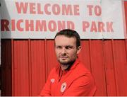 19 September 2013; St Patrick's Athletic's Conan Byrne after a press conference ahead of their Airtricity League Premier Division match against Dundalk on Friday. St Patrick's Athletic Press Conference, Richmond Park, Dublin. Picture credit: Pat Murphy / SPORTSFILE