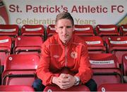 19 September 2013; St Patrick's Athletic's Ian Birmingham after a press conference ahead of their Airtricity League Premier Division match against Dundalk on Friday. St Patrick's Athletic Press Conference, Richmond Park, Dublin. Picture credit: Pat Murphy / SPORTSFILE