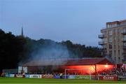 20 September 2013; A general view of the shed end before the start of the game. Airtricity League Premier Division, St. Patrick’s Athletic v Dundalk, Richmond Park, Dublin. Picture credit: David Maher / SPORTSFILE