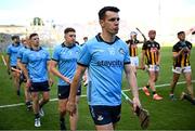 8 June 2024; Danny Sutcliffe of Dublin, right, before the Leinster GAA Hurling Senior Championship final match between Dublin and Kilkenny at Croke Park in Dublin. Photo by Seb Daly/Sportsfile