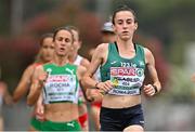 9 June 2024; Shona Heaslip of Ireland competes in the women's half marathon during day three of the 2024 European Athletics Championships at the Stadio Olimpico in Rome, Italy. Photo by Sam Barnes/Sportsfile