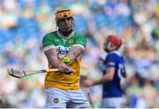 8 June 2024; Cillian Kiely of Offaly during the Joe McDonagh Cup final match between Laois and Offaly at Croke Park in Dublin. Photo by John Sheridan/Sportsfile