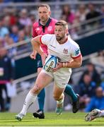 8 June 2024; John Cooney of Ulster during the United Rugby Championship quarter-final match between Leinster and Ulster at Aviva Stadium in Dublin. Photo by Ramsey Cardy/Sportsfile