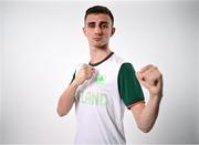 13 June 2024; Ireland Olympic Taekwondo athlete Jack Woolley during the Team Ireland Paris 2024 Team Announcement at the National Indoor Arena on the Sport Ireland Campus, Dublin. Photo by David Fitzgerald/Sportsfile