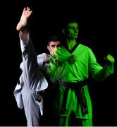 13 June 2024; Ireland Olympic Taekwondo athlete Jack Woolley during the Team Ireland Paris 2024 Team Announcement at the National Indoor Arena on the Sport Ireland Campus, Dublin. Photo by David Fitzgerald/Sportsfile