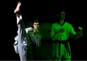 13 June 2024; Ireland Olympic Taekwondo athlete Jack Woolley during the Team Ireland Paris 2024 Team Announcement at the National Indoor Arena on the Sport Ireland Campus, Dublin. Photo by David Fitzgerald/Sportsfile