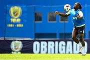 10 June 2024; Michael Obafemi during a Republic of Ireland training session at Estádio de São Miguel in Gondomar, Portugal. Photo by Stephen McCarthy/Sportsfile