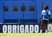 10 June 2024; Michael Obafemi during a Republic of Ireland training session at Estádio de São Miguel in Gondomar, Portugal. Photo by Stephen McCarthy/Sportsfile