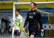10 June 2024; Goalkeeping coach Rene Gilmartin during a Republic of Ireland training session at Estádio de São Miguel in Gondomar, Portugal. Photo by Stephen McCarthy/Sportsfile