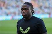 11 June 2024; Michael Obafemi of Republic of Ireland before the international friendly match between Portugal and Republic of Ireland at Estádio Municipal de Aveiro in Aveiro, Portugal. Photo by Stephen McCarthy/Sportsfile