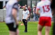 15 June 2024; Tyrone joint-manager Brian Dooher before the GAA Football All-Ireland Senior Championship Round 3 match between Cork and Tyrone at Glenisk O'Connor Park in Tullamore, Offaly. Photo by Piaras Ó Mídheach/Sportsfile