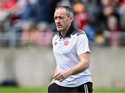 15 June 2024; Tyrone joint-manager Brian Dooher before the GAA Football All-Ireland Senior Championship Round 3 match between Cork and Tyrone at Glenisk O'Connor Park in Tullamore, Offaly. Photo by Piaras Ó Mídheach/Sportsfile