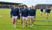 15 June 2024; Limerick players, from left, Cormac Woulfe, Darren O'Doherty and Jim Liston before the Tailteann Cup quarter-final match between Sligo and Limerick at Markievicz Park in Sligo. Photo by Stephen Marken/Sportsfile