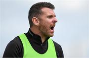 16 June 2024; Kildare selector Ronan Sweeney during the Tailteann Cup quarter-final match between Kildare at Laois at Glenisk O'Connor Park in Tullamore, Offaly. Photo by Stephen Marken/Sportsfile