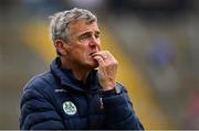 16 June 2024; Meath manager Colm O'Rourke reacts during the GAA Football All-Ireland Senior Championship Round 3 match between Monaghan and Meath at Kingspan Breffni in Cavan. Photo by Ben McShane/Sportsfile