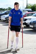 1 June 2024; Injured Cavan player Paddy Lynch before the GAA Football All-Ireland Senior Championship Round 2 match between Cavan and Dublin at Kingspan Breffni in Cavan. Photo by Ramsey Cardy/Sportsfile