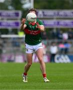 16 June 2024; Eoghan McLaughlin of Mayo during the GAA Football All-Ireland Senior Championship Round 3 match between Dublin and Mayo at Dr Hyde Park in Roscommon. Photo by Ray McManus/Sportsfile