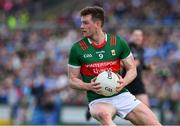 16 June 2024; Matthew Ruane of Mayo during the GAA Football All-Ireland Senior Championship Round 3 match between Dublin and Mayo at Dr Hyde Park in Roscommon. Photo by Ray McManus/Sportsfile