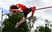 22 June 2024; Conor Penney of Calasanctius College Oranmore, representing Connacht, competes in the Boys High Jump during the 123.ie Tailteann Interprovincial Games at Morton Stadium in Santry, Dublin. Photo by Tyler Miller/Sportsfile