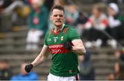 22 June 2024; Matthew Ruane of Mayo reacts during the GAA Football All-Ireland Senior Championship preliminary quarter-final match between Mayo and Derry at Hastings Insurance MacHale Park in Castlebar, Mayo. Photo by Seb Daly/Sportsfile