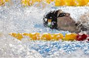 22 June 2024; Danielle Hill of Ireland competes in the Women's 100m Backstroke final during day five of the 2024 European Aquatics Championships in Belgrade, Serbia. Photo by Nikola Krstic/Sportsfile