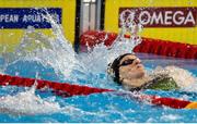 22 June 2024; Danielle Hill of Ireland competes in the Women's 100m Backstroke final during day five of the 2024 European Aquatics Championships in Belgrade, Serbia. Photo by Nikola Krstic/Sportsfile