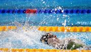 22 June 2024; Danielle Hill of Ireland competes in the Women's 100m Backstroke final during day five of the 2024 European Aquatics Championships in Belgrade, Serbia. Photo by Nikola Krstic/Sportsfile