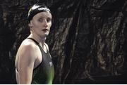 22 June 2024; Danielle Hill of Ireland after the Women's 100m Backstroke final during day five of the 2024 European Aquatics Championships in Belgrade, Serbia. Photo by Nikola Krstic/Sportsfile