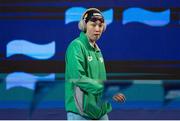22 June 2024; Lottie Cullen of Ireland before the Women's 100m Backstroke final during day five of the 2024 European Aquatics Championships in Belgrade, Serbia. Photo by Nikola Krstic/Sportsfile