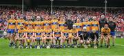 22 June 2024; The Clare squad before the GAA Hurling All-Ireland Senior Championship quarter-final match between Clare and Wexford at FBD Semple Stadium in Thurles, Tipperary. Photo by Ray McManus/Sportsfile