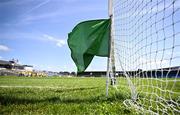 23 June 2024; A general view of an umpires flag before the Electric Ireland GAA Football All-Ireland Minor Championship semi-final match between Armagh and Mayo at Glennon Brothers Pearse Park in Longford. Photo by Sam Barnes/Sportsfile