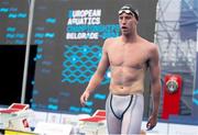 23 June 2024; Nathan Wiffen of Ireland before the Men's 1500m Freestyle final during day seven of the 2024 European Aquatics Championships at Belgrade, Serbia. Photo by Nikola Krstic/Sportsfile