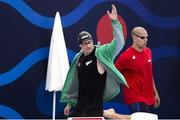 23 June 2024; Shane Ryan of Ireland before the Men's 50m Freestyle final during day seven of the 2024 European Aquatics Championships at Belgrade, Serbia. Photo by Nikola Krstic/Sportsfile