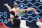 23 June 2024; Shane Ryan of Ireland competes in the Men's 50m Freestyle final during day seven of the 2024 European Aquatics Championships at Belgrade, Serbia. Photo by Nikola Krstic/Sportsfile